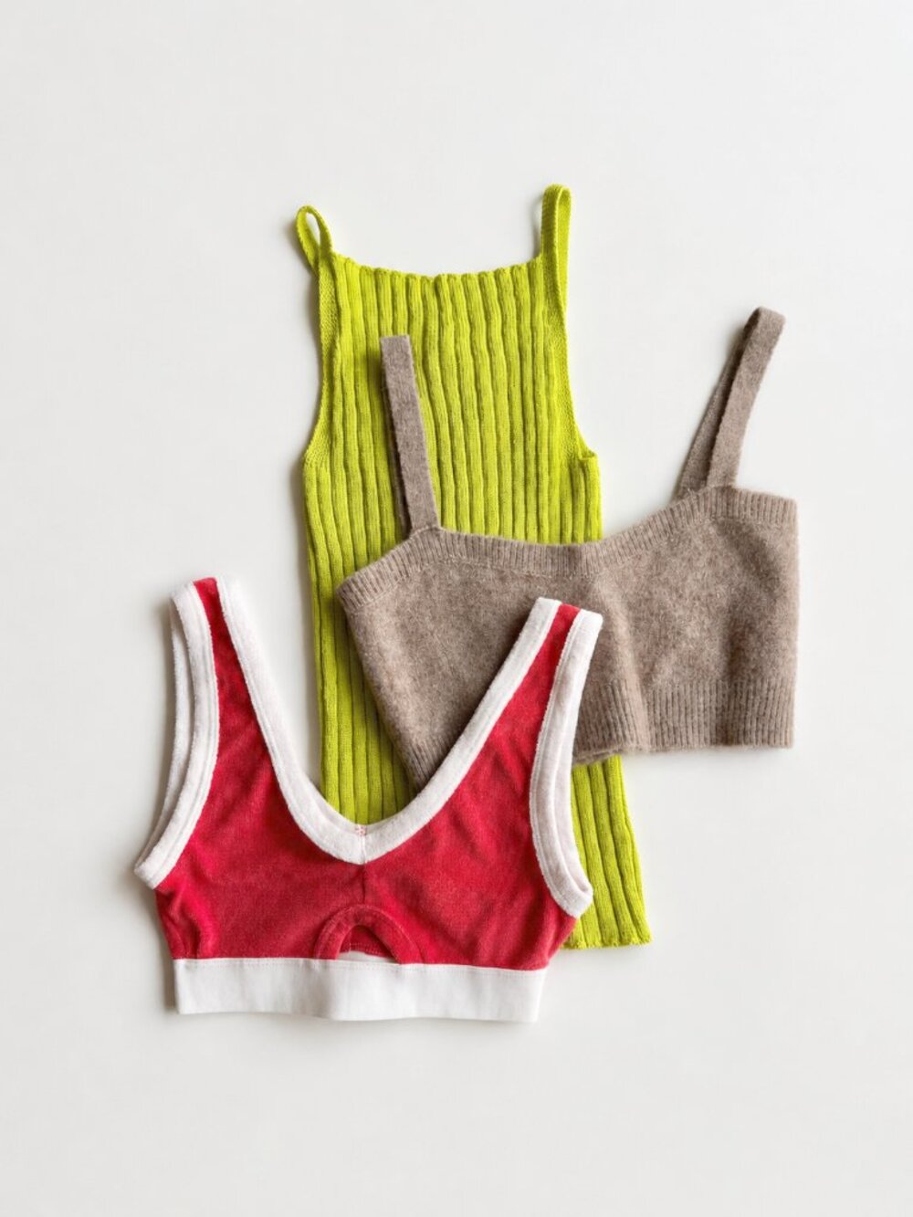 Lot of 3 ZARA Size S Knit Tank Tops